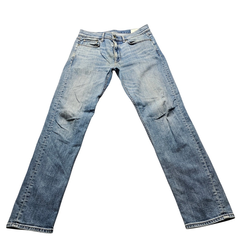 Rag & Bone Fit 2 Slim Jeans 33x32 Brockie Blue Stretch Denim MED22P1223FRBO